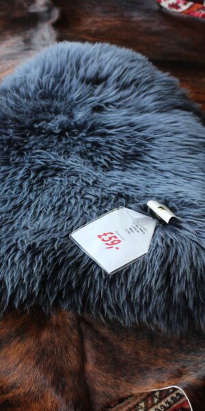 Quality Sheepskin, Large 95cm, Navy